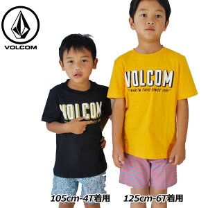 volcom �{���R�� �L�b�Y T�V���c 3-7�� Camp Stone S/S Tee Little Youth ���[�X ������ Y3511833 �y�ԕi���OUTLET�z