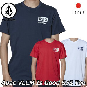 volcom �{���R�� t�V���c Apac VLCM Is Good S/S Tee �����Y Japan���� AF511901 �y�ԕi���OUTLET�z