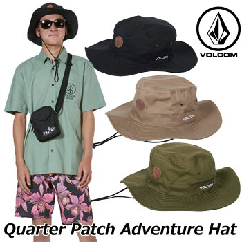 volcomボルコムアドベンチャーハットQuarterPatchAdventureHatメンズjapanD55119JAship1