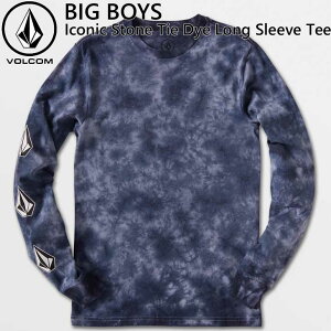 �{���R�� VOLCOM �L�b�Y ����T 7-15�� ICONIC STONE TIE DYE L/S TEE YOUTH ���� C3632101 �y�ԕi���OUTLET�z