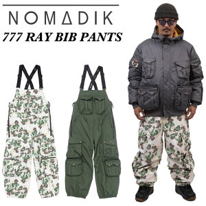 25-26 NOMADIK �m�}�f�B�b�N �X�m�{ �E�F�A�[ 777 RAY BIB PANTS �p���c �r�u�p�� ���� �a�G �H�� ���� ship1�y�ԕi���OUTLET�z