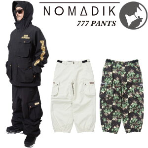 nomadik 26-27 �m�}�f�B�b�N NOMADIK �X�m�[�{�[�h �E�F�A�[ 777 PANTS �X���[�Z�u�� �p���c �\��̔��i 11�����ח\�� ship1