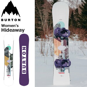 25-26 BURTON o[g Xm[{[h fB[X Women's Hideaway Flat Top nChAEFC Snowboard \̔i 11ח\y{Kizship1