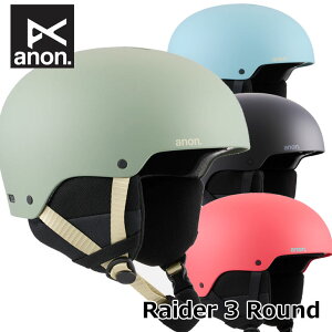 23-24 Anon �X�L�[ �X�m�[�{�[�h �w�����b�g ���C�_�[ 3 ���E���h�t�B�b�g Raider 3 Helmet - Round Fitship1�y�ԕi���OUTLET�z