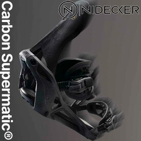 25-26 NIDECKER ナイデッカー ビンディング バインディング Carbon Supermatic スーパーマチック 予約販売品 11月入荷予定 日本正規品 ship1