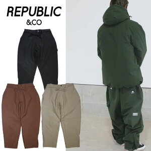 23-24 REPUBLICCO pubN SNOW EGA[ Xm[{[h WIDE PAINTER PANTS pc ship1yԕiOUTLETz