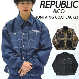 25-26 リパブリック REPUBLIC ＆ CO スノボ ウェアー ジャケット HUNTAING COAT JACKET ユニセックス 予約販売品 11月末入荷予定 ship1