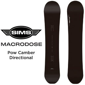 25-26 SIMS シムス 選べる特典付き!! MACRODOSE マクロドーズ スノボ スノーボード 予約販売品 11月末入荷予定 ship1