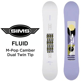 25-26 SIMS シムス FLUID フルイド スノボ スノーボード 予約販売品 11月末入荷予定 ship1