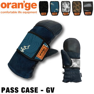 24-25 ORANGE オレンジ スノーボード スノボ パスケースPASS CASE-GV パスケース ジーブイ