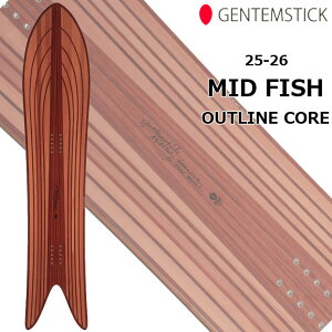 25-26 GENTEMSTICK QeXeBbN IׂTt!! MID FISH OUTLINE CORE Xm[{[h \̔i 12ח\ ship1