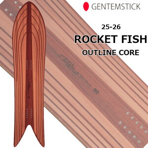 25-26 GENTEMSTICK QeXeBbN IׂTt!! ROCKET FISH OUTLINE CORE Xm[{[h \̔i 12ח\ ship1