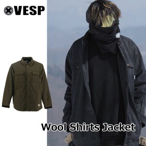 24-25 VESP SNOW WEAR xXv Xm[ EGA[ WPbg Wool Shirts Jacket E[VcVPMJ1055B ship1 yԕiOUTLETz