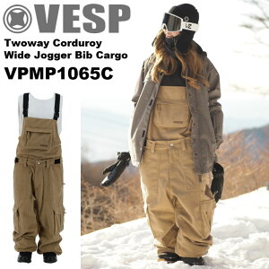 25-26 VESP ׃Xv Xm{ EFA[ rupc VPMP1065C Twoway Corduroy Wide Jogger Bib Cargo jZbNX ship1