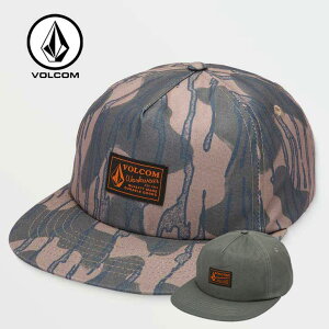 �{���R�� VOLCOM �L���b�v �X�q �����Y 2025�t�� Workwear Adjustable Hat Cap D5512503 ship1�y�ԕi���OUTLET�z