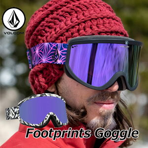 23-24 {R VOLCOM Xm{ S[O SNOW Footprints Goggle yRavelsono[Xgbv zƁyobNXgbvzy{Kizship1