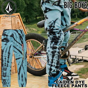 �{���R�� VOLCOM �L�b�Y �p���c 2022�H�~ BIG BOYS CAIDEN DYE FLEECE PANTS C1232230