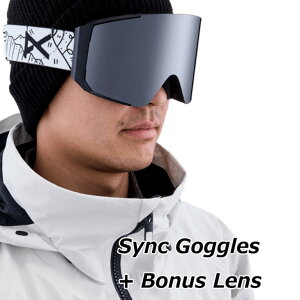 22-23 anon アノン ゴーグル Sync Goggles Low Bridge Fit シンク スペアレンズ付き 予約販売品 11月入荷予定 ship1