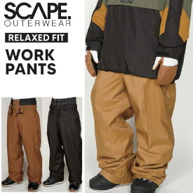 22-23 SCAPE エスケープ ウェアー UNISEX WORK PANTS ワーク パンツ ship1【返品種別OUTLET】【返品種別OUTLET】