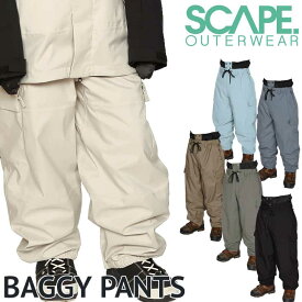 23-24 SCAPE エスケープ ウェアー メンズ レディース UNISEX / BAGGY PANTS バギー パンツ ship1