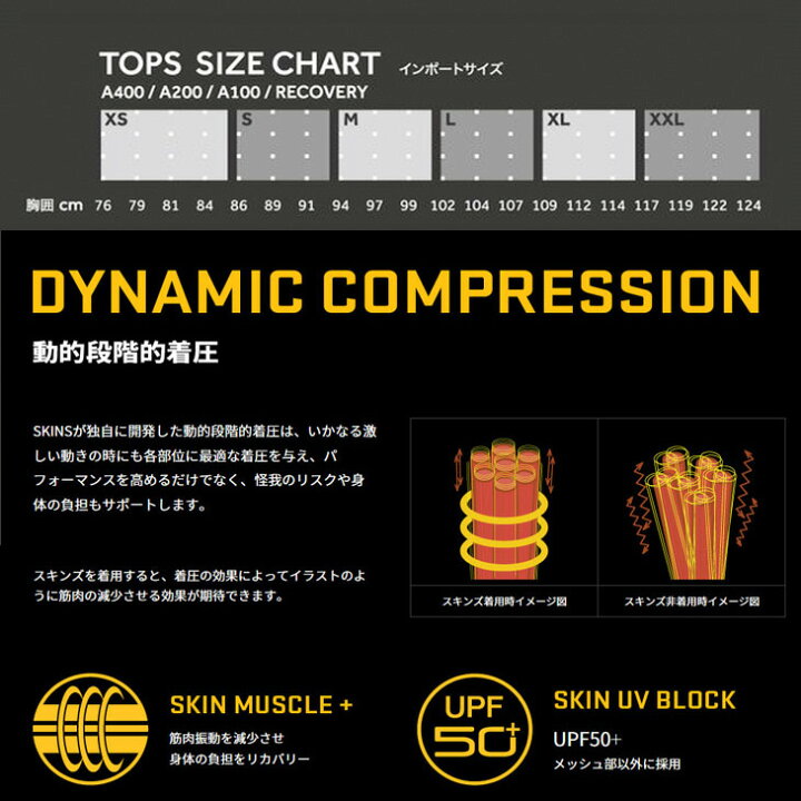 Skins スキンズ 00 Dnamic H Zロングスリーブトップ サーマル メンズ 今年も話題の メンズ