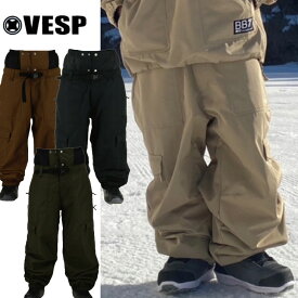 23-24 VESP SNOW WEAR ベスプ スノー ウエアー パンツ Wide Jogger Easy Cargo Pants VPMP1044 ship1 ship1