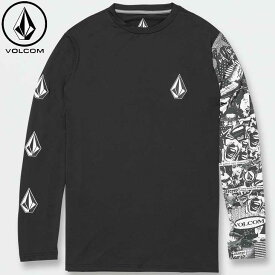 ボルコム VOLCOM ラッシュガード 長袖 メンズ 2023春夏 ICONIC STONE COLLAGE LS 23vsu A9312204 【返品種別OUTLET】