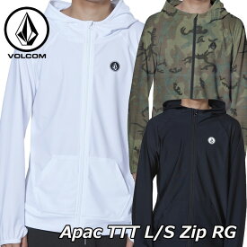 volcom ボルコム メンズ ラッシュガード 【Apac TTT L/S Zip RG】 Japan長袖 ジップ フード N03119G0 【返品種別OUTLET】