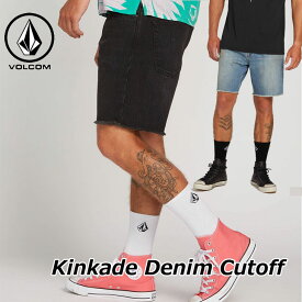 volcom ボルコム デニム ショートパンツ Kinkade Denim Cutoff Shorts メンズ 短パン A2021900　【返品種別OUTLET】