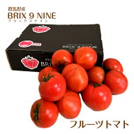 フルーツトマト ブリックスナイン 高糖度 群馬県産 糖度9度以上 約1kg1箱 または2箱 化粧箱入り ギフト …