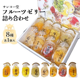サンヨー堂 フルーツゼリー 詰め合わせセット ゼリー詰め合わせセット 贈り物 ギフト ゼリー盛り合わせ