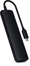 Satechi イーサネット付き スリム マルチ USB-Cハブ 4K HDMI ギガビット USB-C PD充電 (MacBookPro 2016以降, MacBook Air 2018以降, iPad Pro, Microsoft Laptop 3