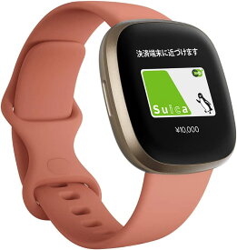 Fitbit Versa3 Alexa搭載/GPS搭載 スマートウォッチ Pink Clay ピンククレイ L/S サイズ 日本正規品