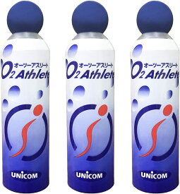 UNICOM 携帯酸素発生器 オーツーアスリート O2 Athlete 交換用酸素ボンベ 3本セット