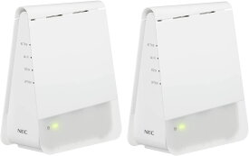 NEC WiFi6 メッシュルーター 親機中継機セットWi-Fi 6(11ax)/AX1800 Atermシリーズ ペアリング済み すぐ使える AM-AX1800HP/MS iPhone 13 / 12 / iPhone SE(第二世代) / N