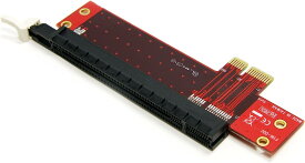 StarTech.com PCI Express x1 x16変換カード ロープロファイル用スロット拡張アダプタ(PCIe x1からx16へ) PEX1TO162