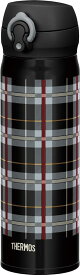 サーモス 水筒 真空断熱ケータイマグ ワンタッチオープンタイプ 0.5L ブラックチェック JNL-502G BKC