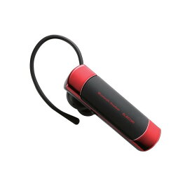 エレコム ワイヤレスヘッドセット Bluetooth 片耳イヤホンタイプ 通話・音楽・動画対応 レッド LBT-HS20MPCRD