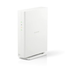 エレコム Wifi ルーター 無線LAN 最新規格 Wi-Fi6 11ax / 11ac IPv6対応 (IPoE) AX3000 2402+574Mbps 有線Giga 縦置き・壁掛け対応 ビームフォーミングZ iPhone/iPad/Nintendo Switch / PS5 対応 ホワイト WRC-X3000GS2-W