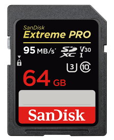 64GB SanDisk サンディスク Extreme Pro SDXC UHS-I U3 V30対応 海外リテール [並行輸入品]