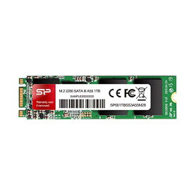 シリコンパワー SSD M.2 1TB 2280 SATA III 3D TLC NAND採用 6Gbps 3年保証 SP001TBSS3A55M28