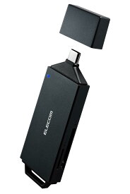 エレコム メモリカードリーダー USB Type-C 直挿しタイプ SD＋microSD UHS-II規格対応 USB 5Gbps ブラック MR3C-D206BK/EC