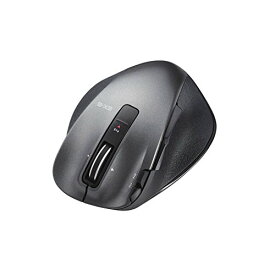 エレコム マウス ワイヤレス (レシーバー付属) Sサイズ 小型 8ボタン 握りの極み ブラック M-XGS20DLBK