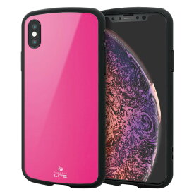 エレコム iPhone Xs ケース 衝撃吸収 TOUGH SLIM LITE 薄く,軽く、傷にも強い iPhone X対応 ピンク PM-A18BTSLPN