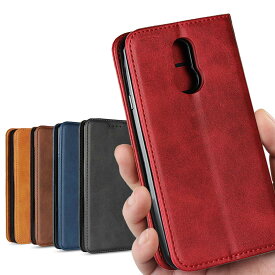 LG style L-03K ケース エルジー スタイル L03K 対応 スマホケース 手帳型 カバー 財布 適用 case iCovercase 内蔵マグネット 携帯カバー カードポケット カード入れ スタンド機能 シンプル カバー クラシック 落ち着いた色 スマホ 保護 汎用 便利 レトロ レッド