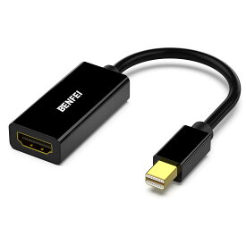 BENFEI Mini DisplayPort-HDMI、Mini DP（Thunderbolt）-HDMIへのコンバーターMacBook Pro、MacBook Air、Mac Mini、Microsoft Surface Pro3 / 4などに対応するゴールドメッキコード