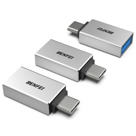 BENFEI USB-C USB 3.0 変換アダプタ 3個セット Type C USB-A 最大5Gbps タイプc - USB 3.0 アダプタ iPhone 15 Pro/Max, MacBook Pro/Air 2023, iPad Pro, iMac, S23, XPS 17 その他 USB-C 端末用