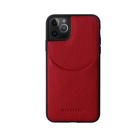 [HANATORA] iPhone12 Pro Max ケース 本革 シュリンクカーフレザー カードポケット 耐衝撃 ハンドメイド ギフト おしゃれ シンプル 大人可愛い メンズ レディース スマホケース 赤 スカーレット レッド CPG-12ProMax-Red