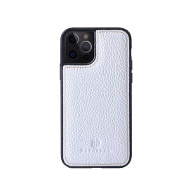 [HANATORA] iPhone12/iPhone12 Pro ケース 本革 シュリンクカーフレザー 耐衝撃 ハンドメイド ギフト おしゃれ シンプル 大人可愛い メンズ レディース スマホケース 白 シロ ホワイト SPG-12Pro-White