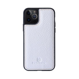 [HANATORA] iPhone12 Pro Max ケース 本革 シュリンクカーフレザー 耐衝撃 ハンドメイド ギフト おしゃれ シンプル 大人可愛い メンズ レディース スマホケース 白 シロ ホワイト SPG-12ProMax-White